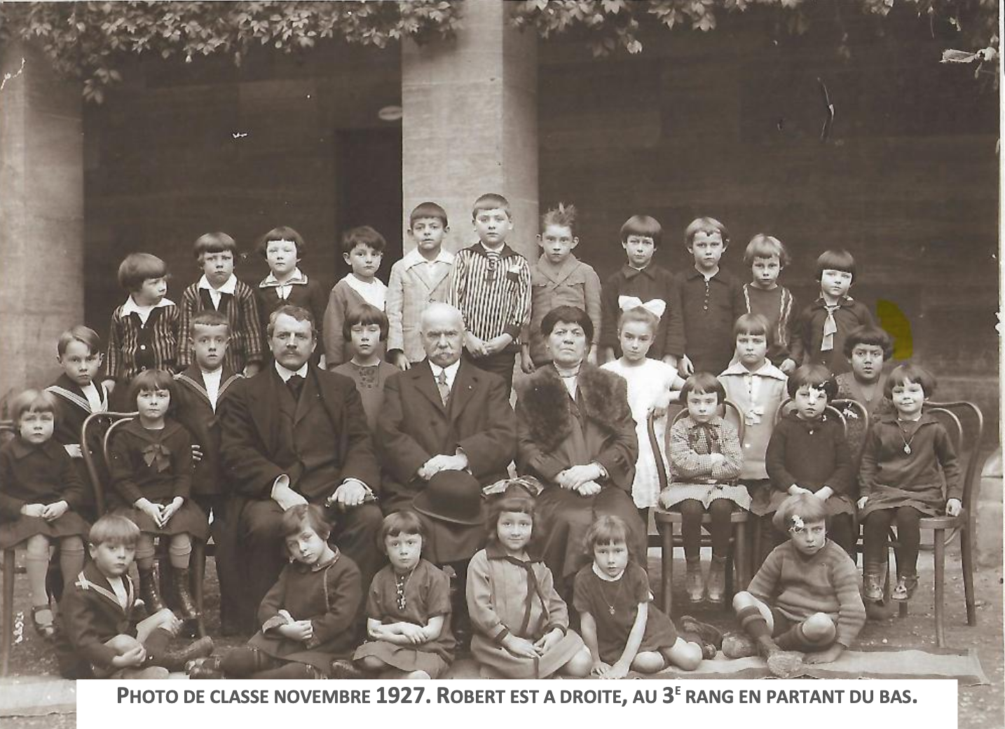 archives - photo de classe 1927 - Robert Lhuerre