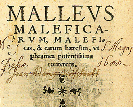 malleus maleficarum - chasse aux sorcières