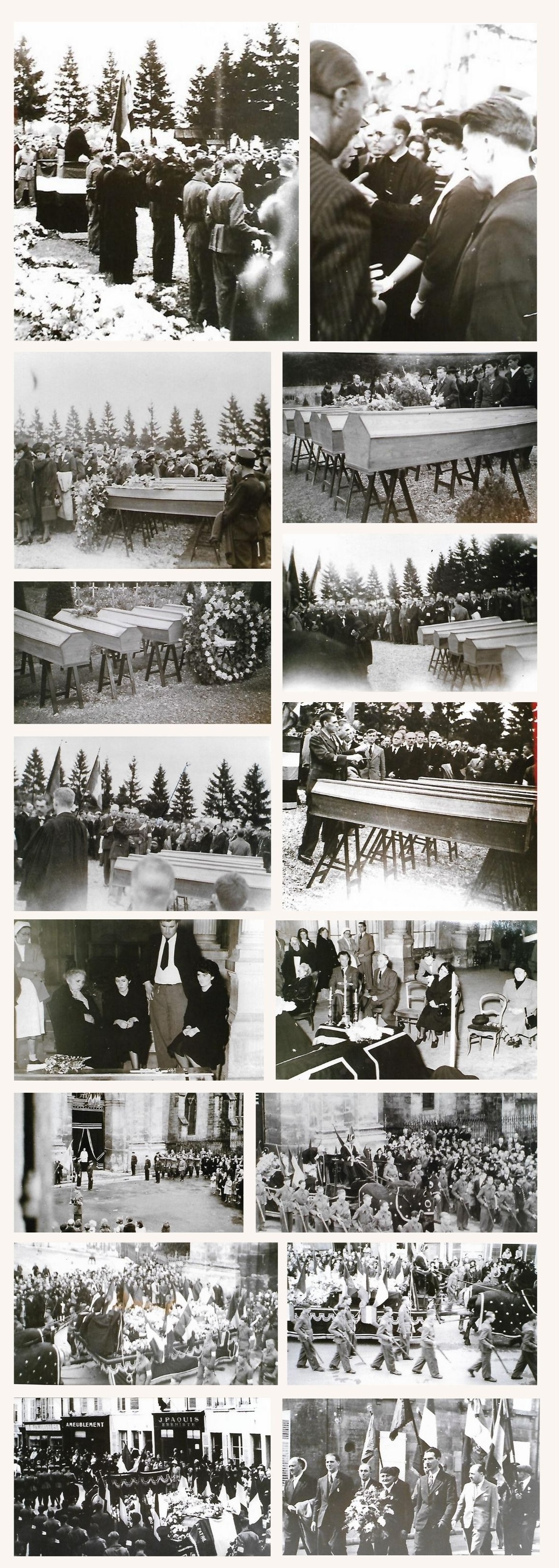 Archives - Photos de la cérémonie d'obsèques de Robert Lhuerre