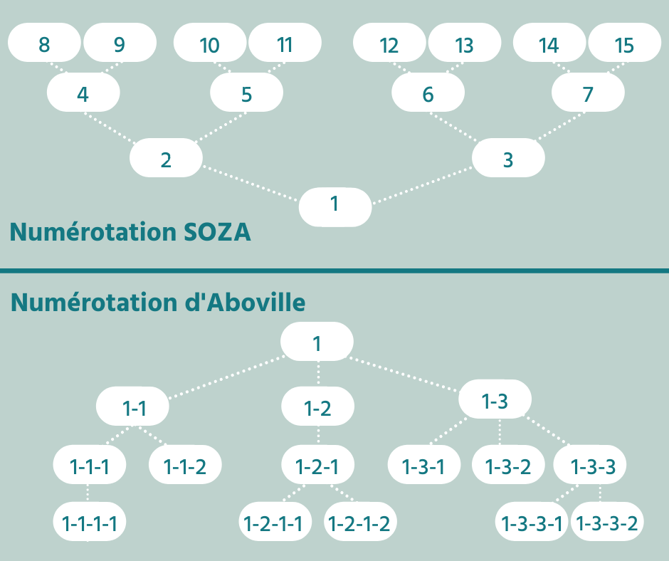 Numérotations - Généalogie