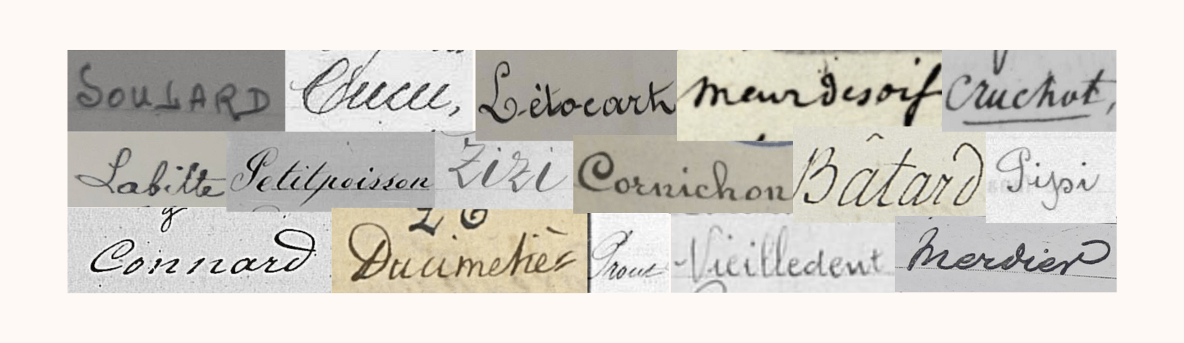 Les noms de famille les plus insolites (et leur origine !)