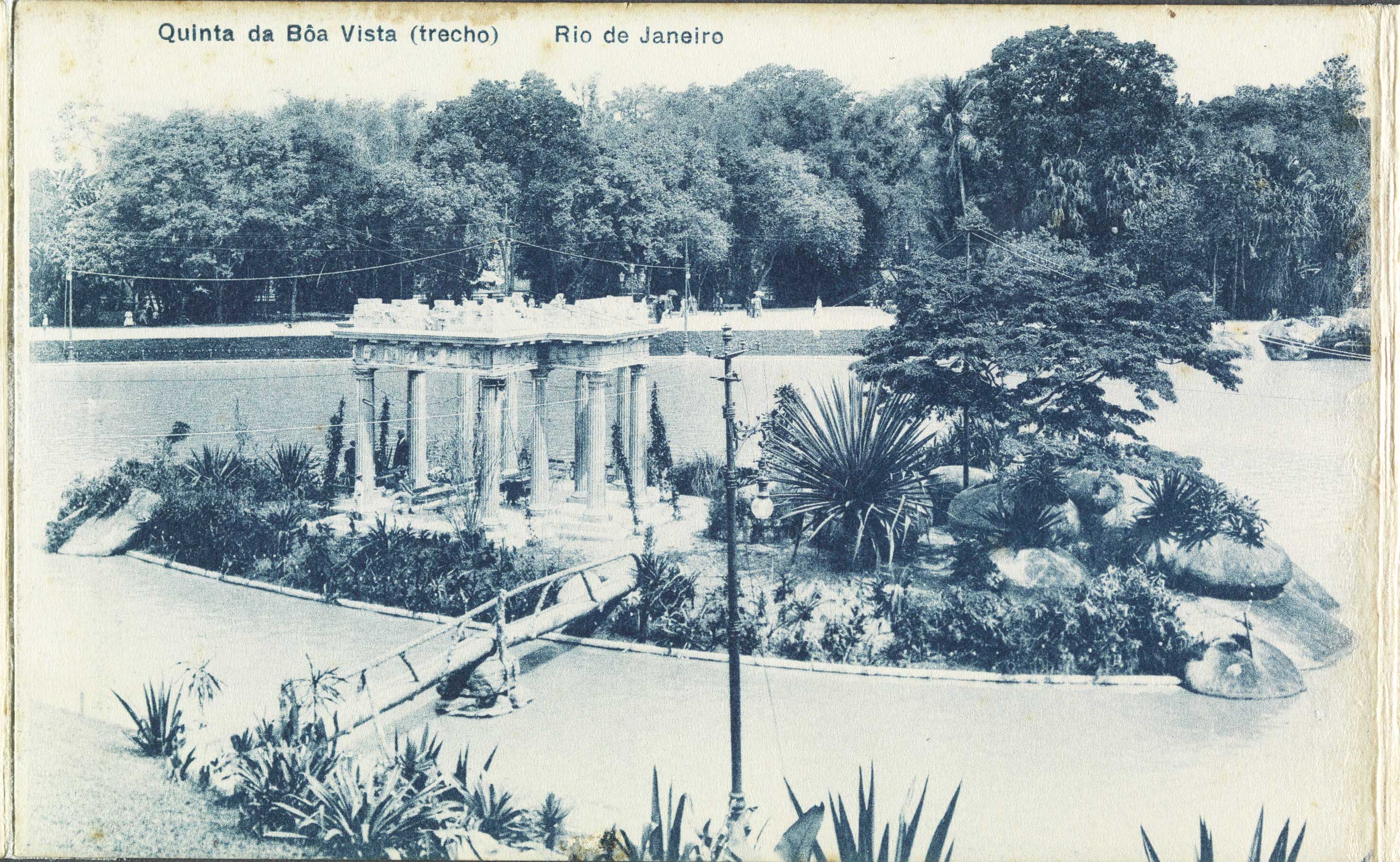 auguste glaziou Quinta da Boa Vista, Rio de Janeiro : Lago e Templo de Apolo 1911