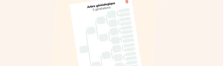 Arbre généalogique - 5 générations