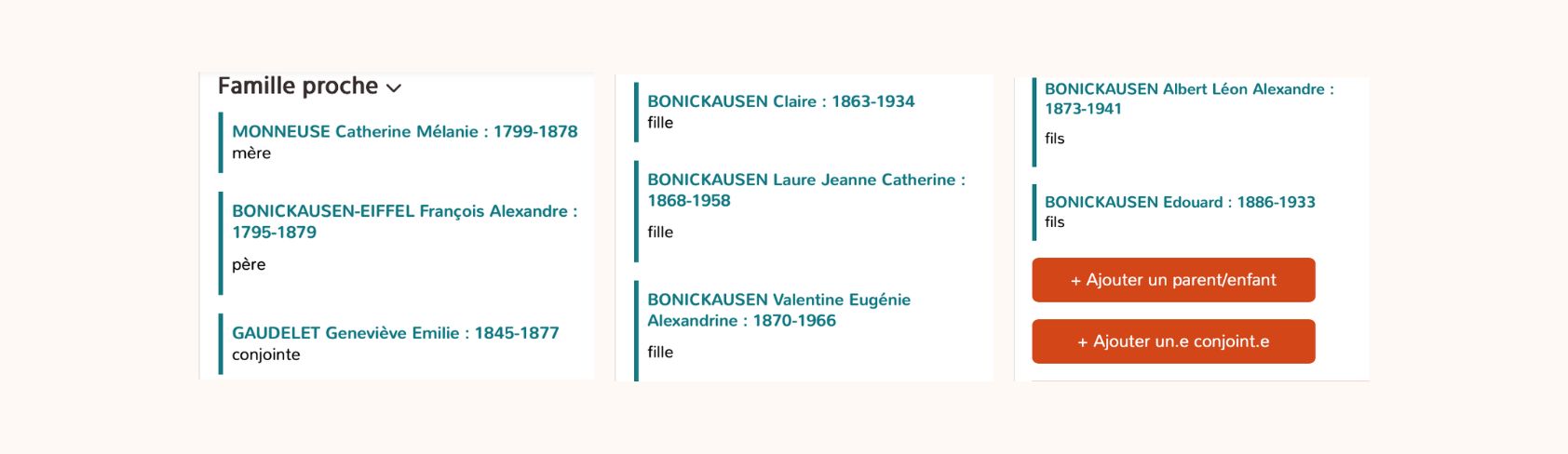 Module Famille proche Geneafinder : un outil clé pour comprendre vos liens familiaux