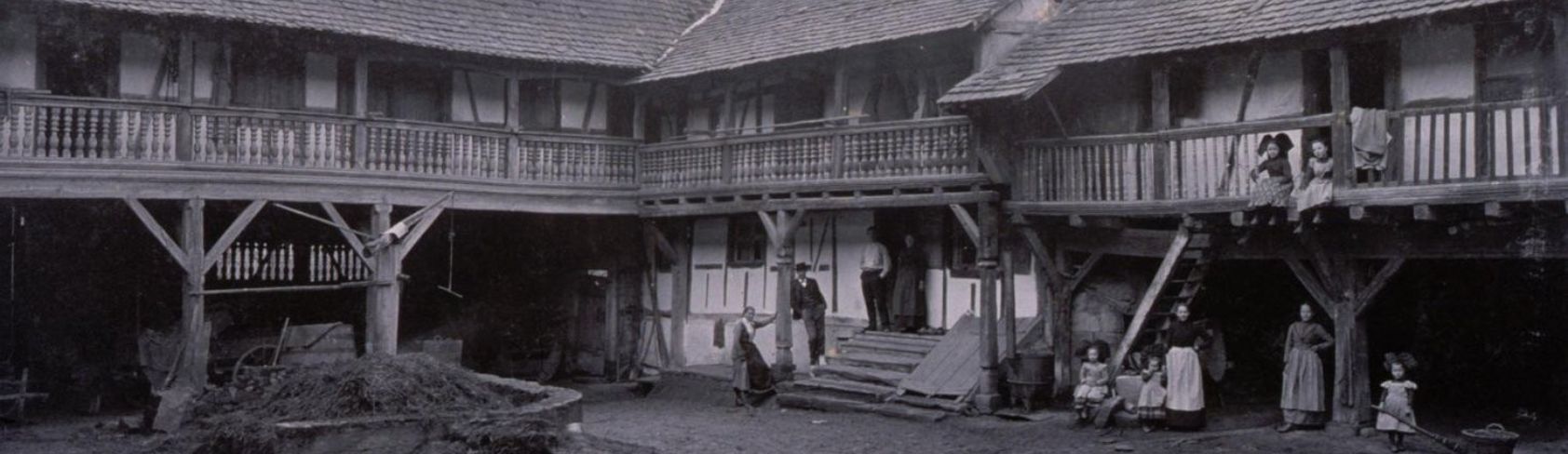 La vie autour de la ferme familiale : domestiques, voisins, saisonniers