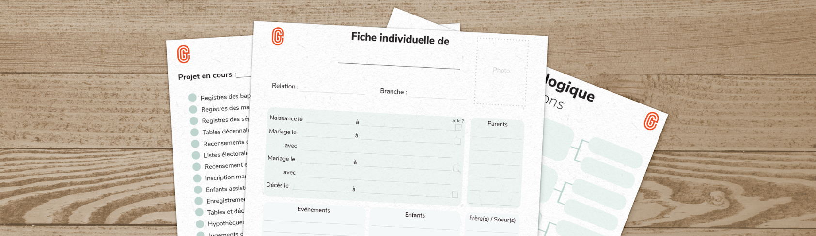 23 imprimables de généalogie à télécharger gratuitement pour organiser vos recherches