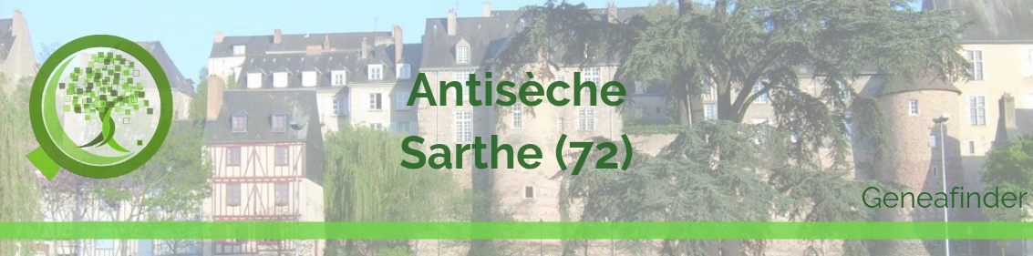 Antisèche de la Sarthe (72) pour vous aider dans vos recherches.